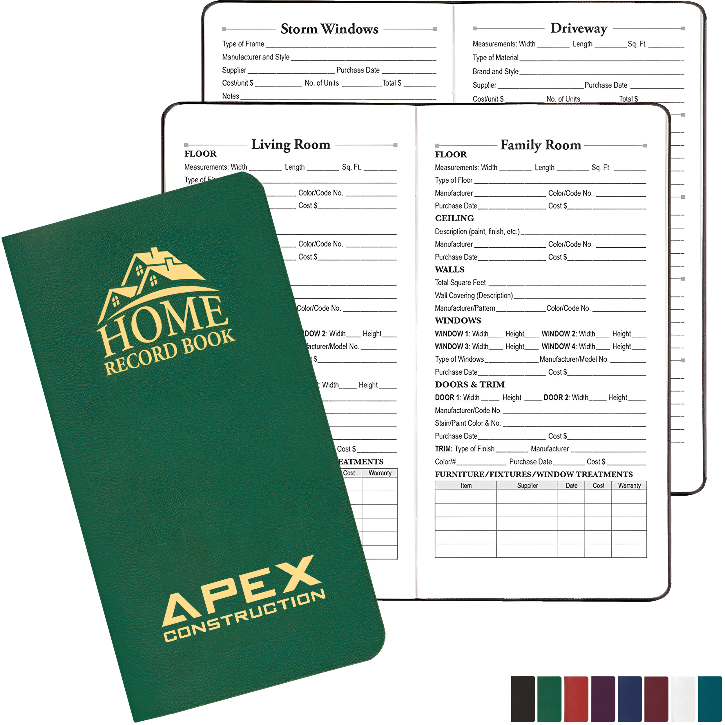 Product Photo 1 Home Record Book Journal