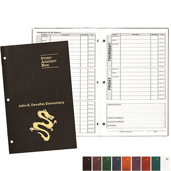 Product Photo 1 Academic Weekly Assignment Book, 7" x 11"