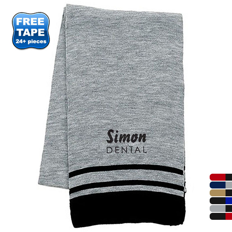 Product Photo 1 Deluxe Acrylic Scarf With Stripe