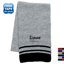 Deluxe Acrylic Scarf With Stripe