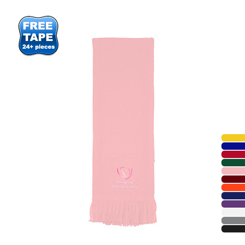 Product Photo 1 Knit Acrylic Scarf with Fringe