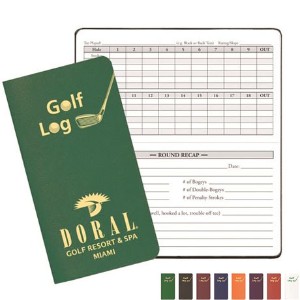 Golf Log Journal, 3-1/2" x 6-1/2" - PY1045
