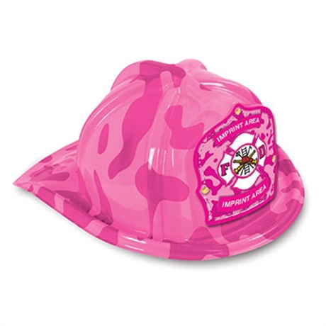 Product Photo 1 Chief's Choice Pink Camo Firefighter Hat, Jr. Firefighter Design