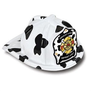 Chief's Choice Dalmatian Firefighter Hat, Jr. Firefighter Design - FCH902