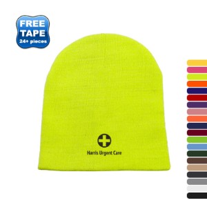 Short Acrylic Knit Beanie - AM3020