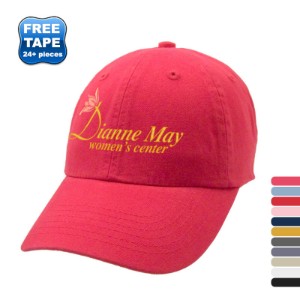 Deluxe Cotton Washed Brushed Unconstructed Cap - AM7105