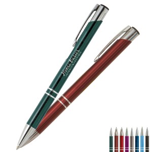 Colt Metal Ballpoint Pen w/ Polished Chrome Accents - GS1105