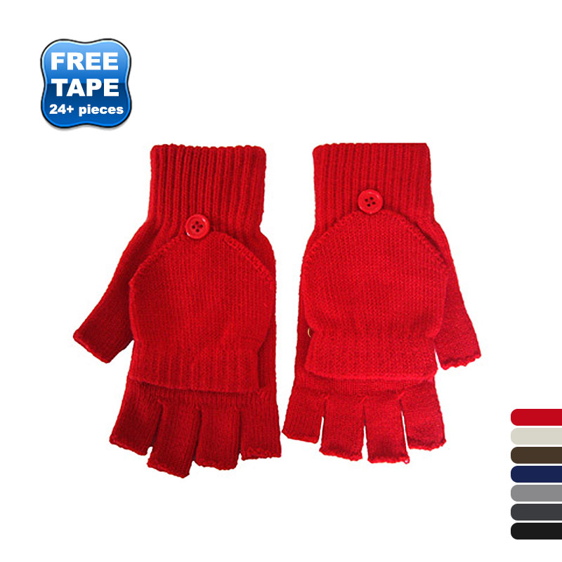 Product Photo 1 Fingerless Acrylic Gloves with Flap