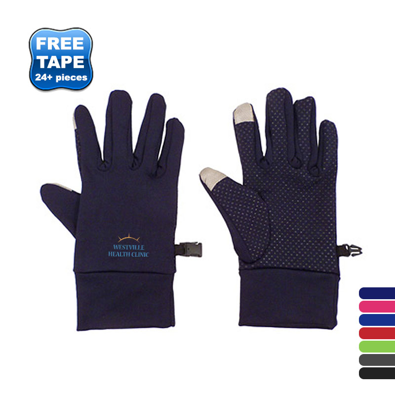 Product Photo 1 Touchscreen Spandex Gloves with Dot Grip