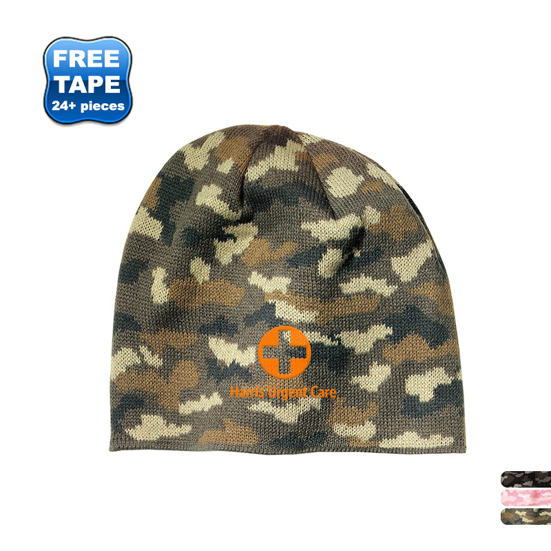 Product Photo 1 Port & Company® Camo Beanie Cap