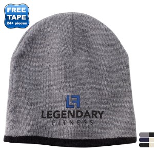 Port & Company® Beanie Cap, Contrast Stripe - WG2277