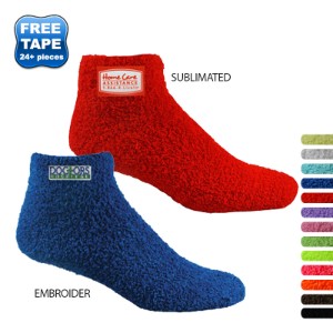 Fuzzy Feet Gripper Socks, Quarter Top - SE1340