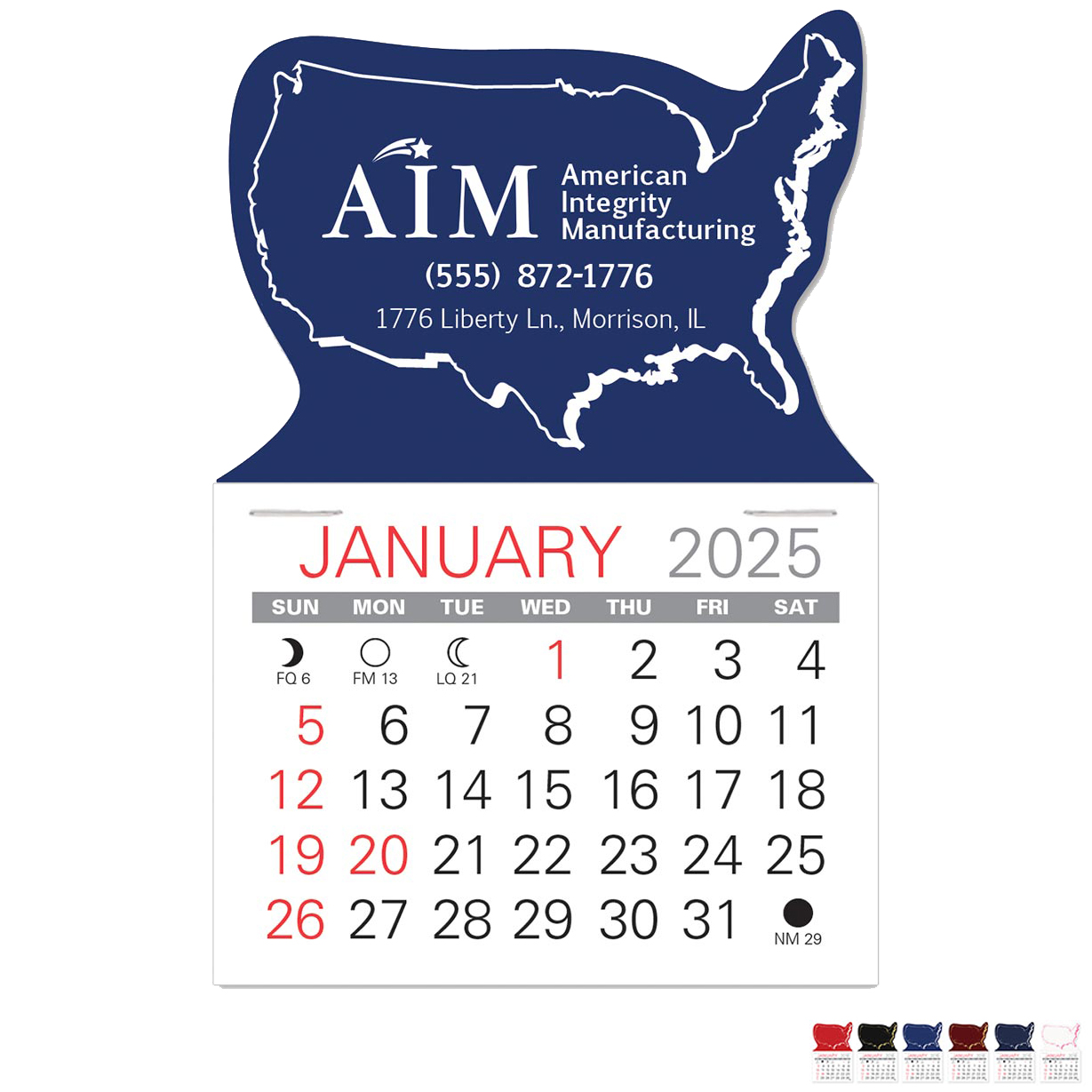 Product Photo 1 USA Value Stick™ Calendar