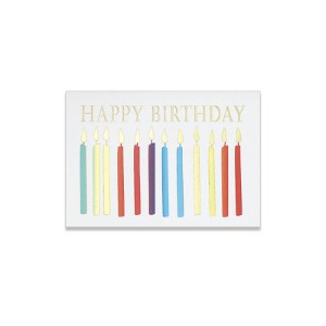 Happy Birthday Candles Greeting Card - WA1135