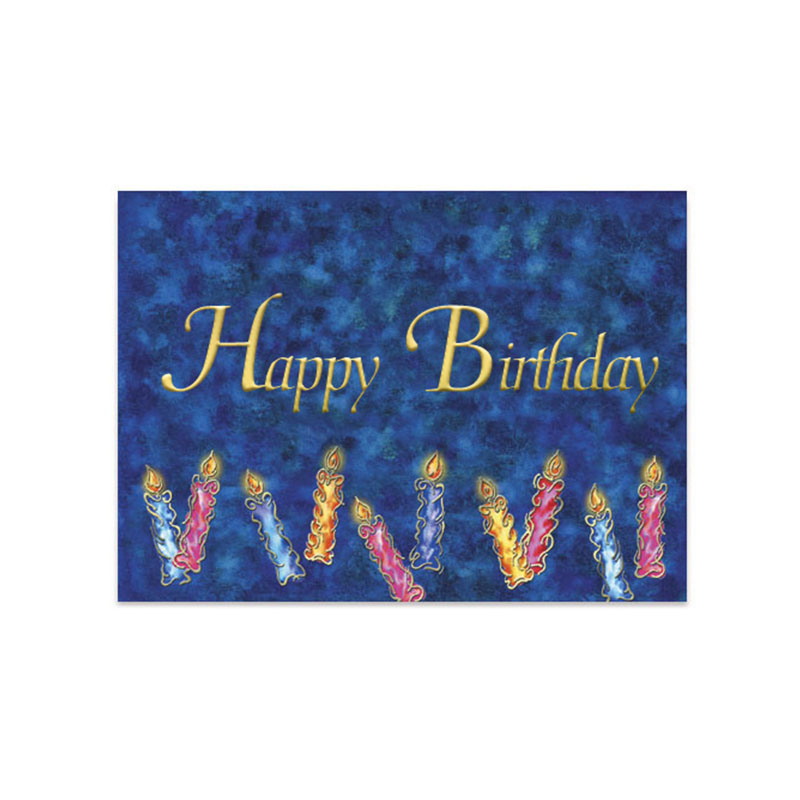 Product Photo 1 Happy Birthday Blue Candles Greeting Card