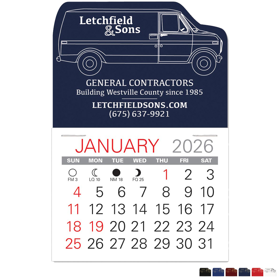 Product Photo 1 Van Value Stick™ Calendar