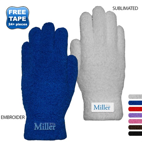 Product Photo 1 Fuzzy Polyester Winter Gloves