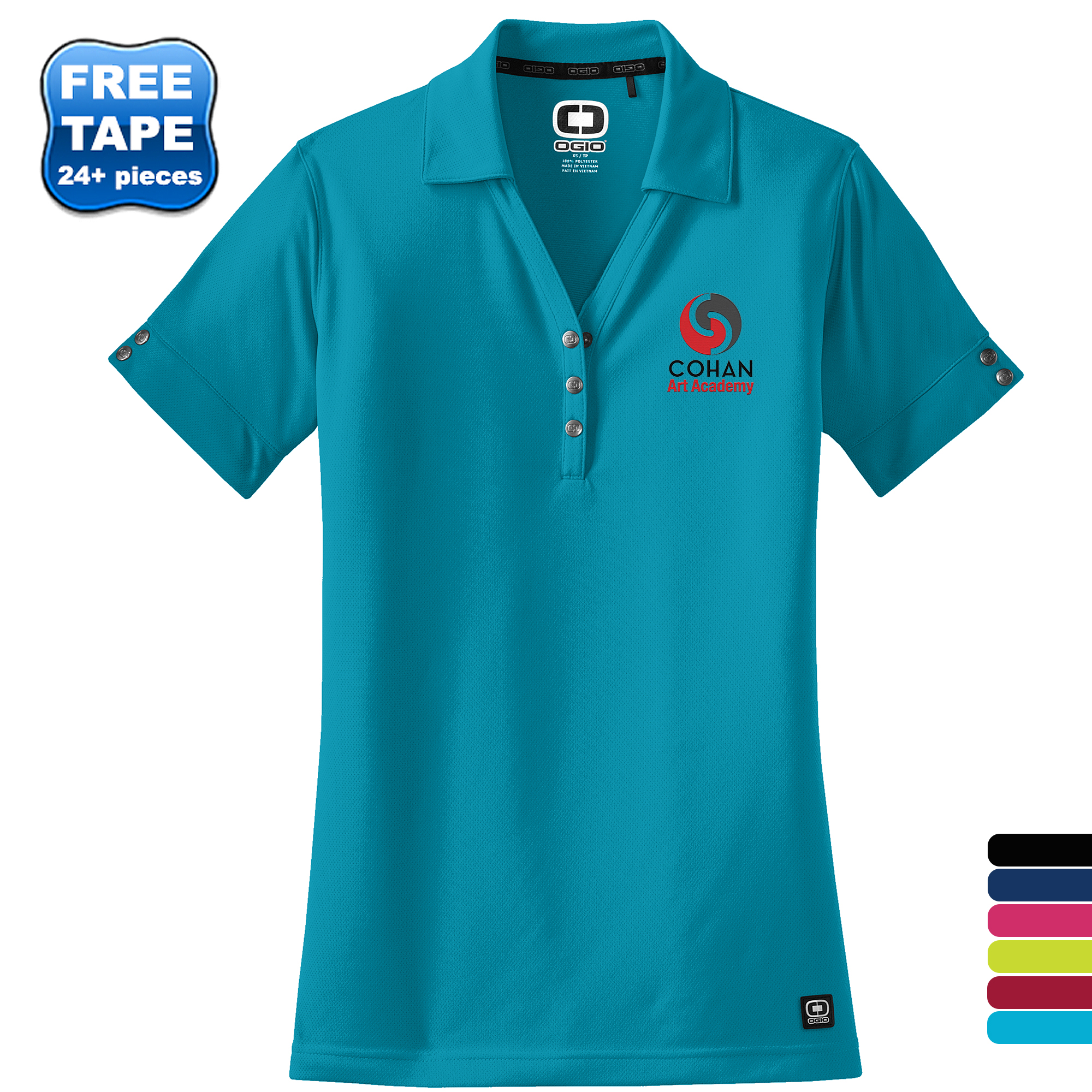 Product Photo 1 OGIO® Glam Ladies' Poly Mesh Performance Polo