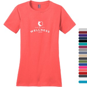District Made® Perfect Weight® Ladies' Crew Tee - WG2705