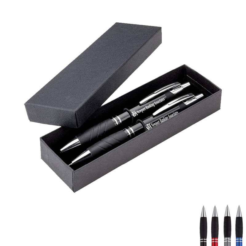 Product Photo 1 Plunge-Action Ballpoint Pen & Pencil Set