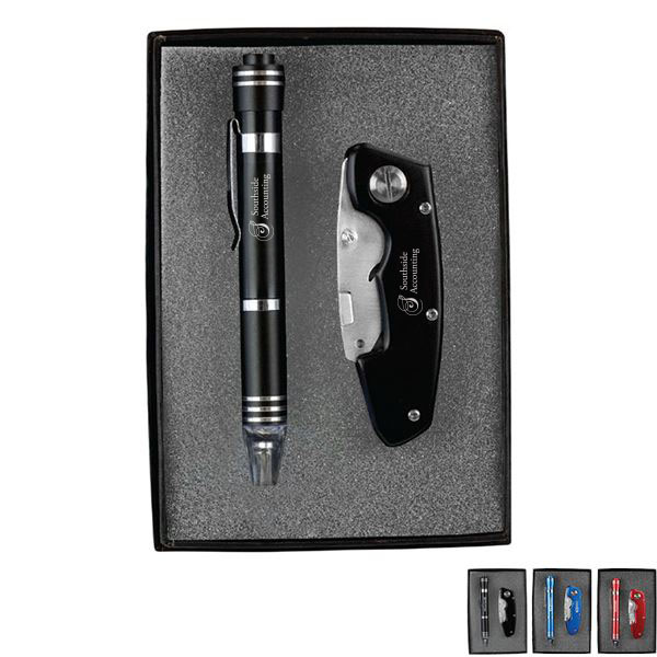 Product Photo 1 LED Screwdriver & Utility Cutter Gift Set