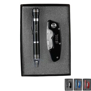 LED Screwdriver & Utility Cutter Gift Set - CF1815