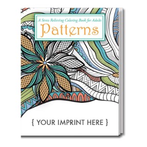Adult Coloring Book, Patterns Theme - CLB156