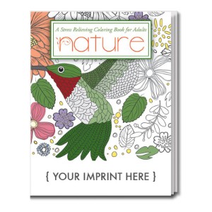 Adult Coloring Book, Nature Design Theme - CLB155
