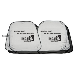 Prest-O-Shade® Auto Sun Shade, Silver - IT1055