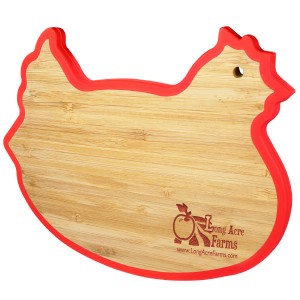 Chicken Bamboo Silicone Edge Mini Cutting Board - MY3029