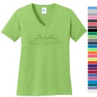 Photo 3 Port & Company® 100% Cotton Ladies' V-Neck Tee