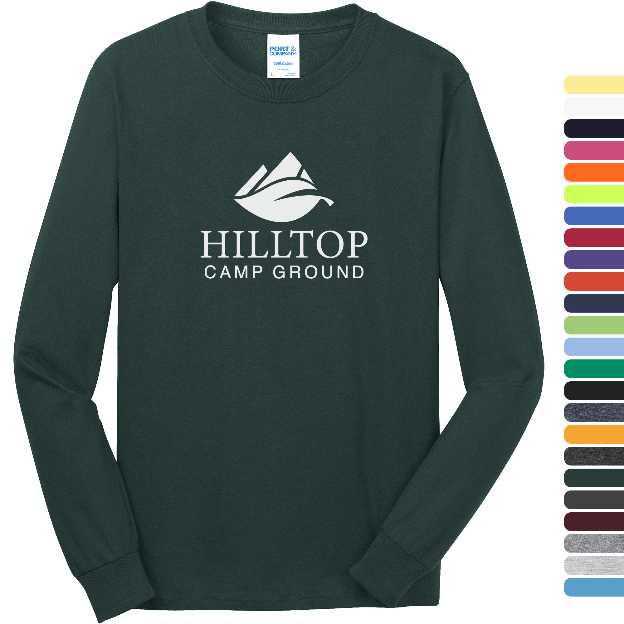 Product Photo 1 Port & Company® 100% Cotton Long Sleeve Men's Tee