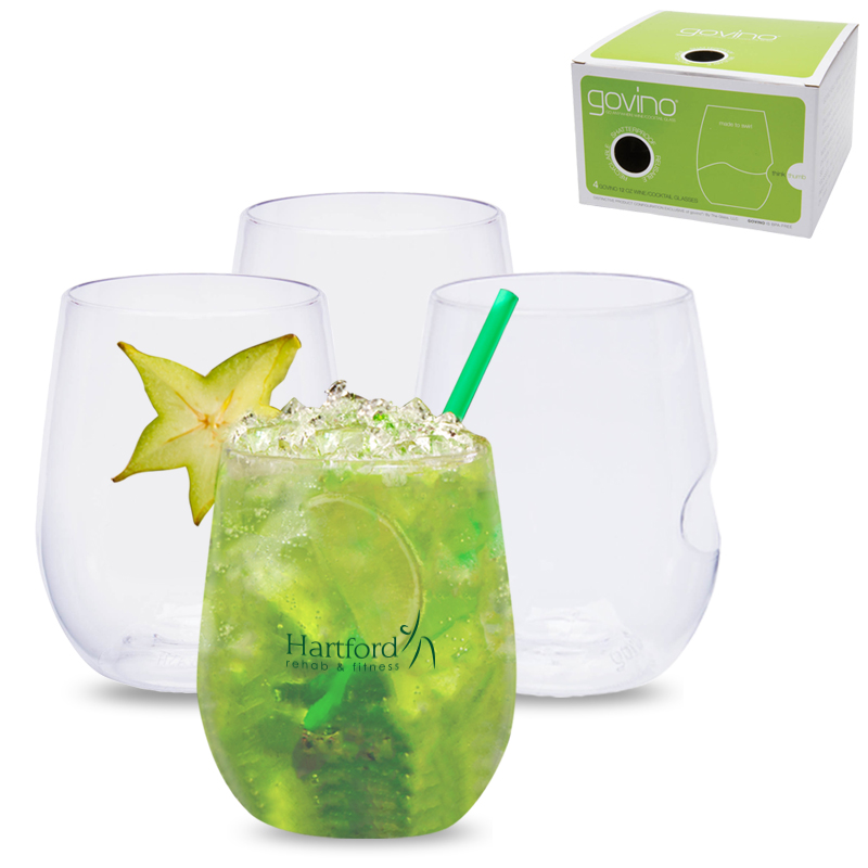 Product Photo 1 govino® Shatterproof Stemless Wine Glass 4 Pack, 12 oz.