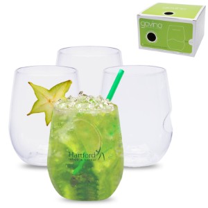 govino® Shatterproof Stemless Wine Glass 4 Pack, 12 oz. - IL1803