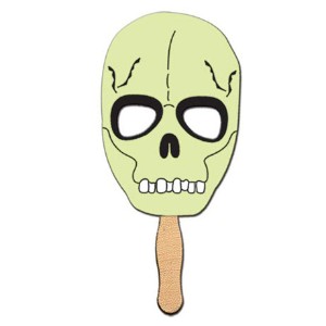 Skull Mask Hand Fan - LC2240
