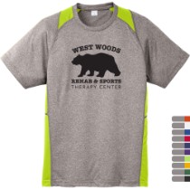 Sport-Tek® Heather Colorblock Contender™ Performance Tee