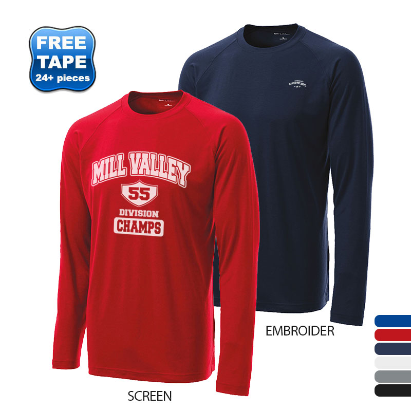 Product Photo 1 Sport-Tek® Long Sleeve Ultimate Men's Performance Crew