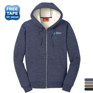 CornerStone® Heavyweight Sherpa-Lined Hooded Men's Fleece Jacket - WG9400