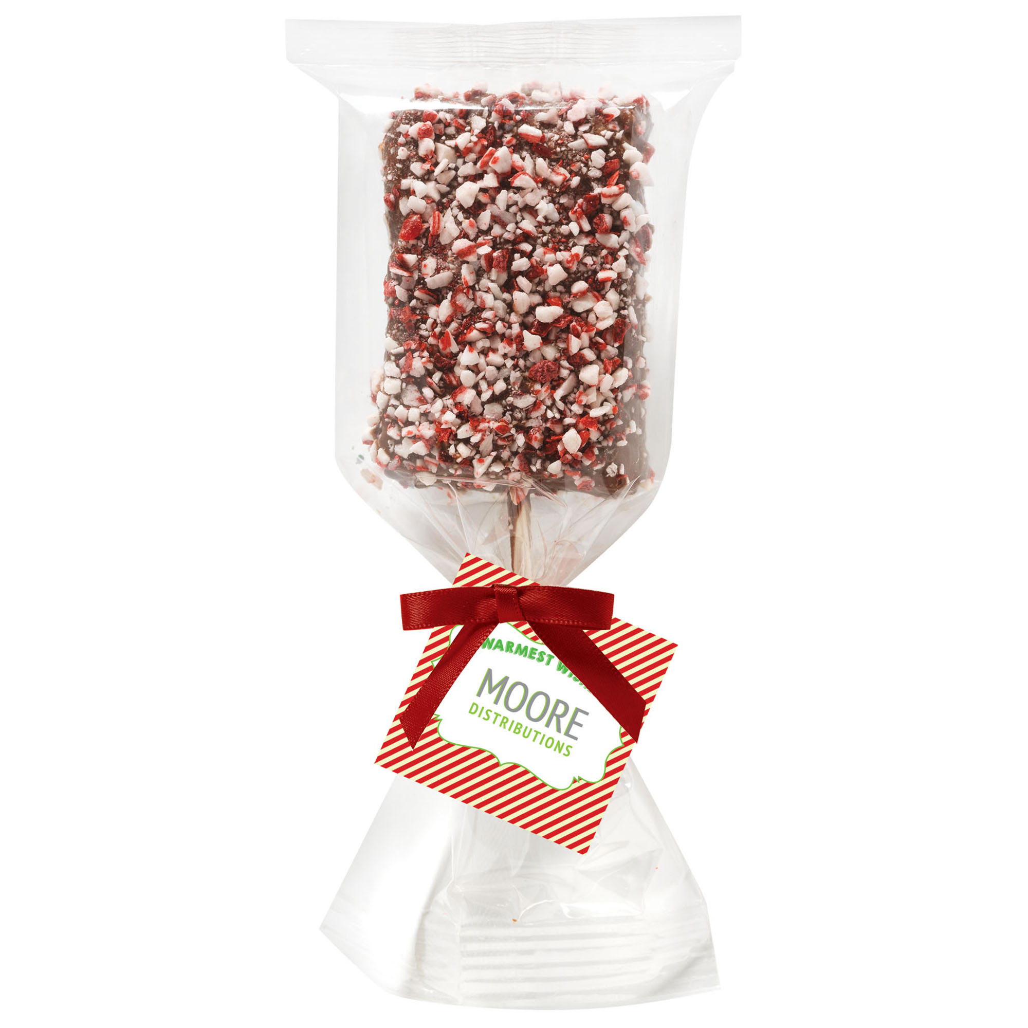 Product Photo 1 Chocolate Covered Crispy Pop with Peppermint Bits