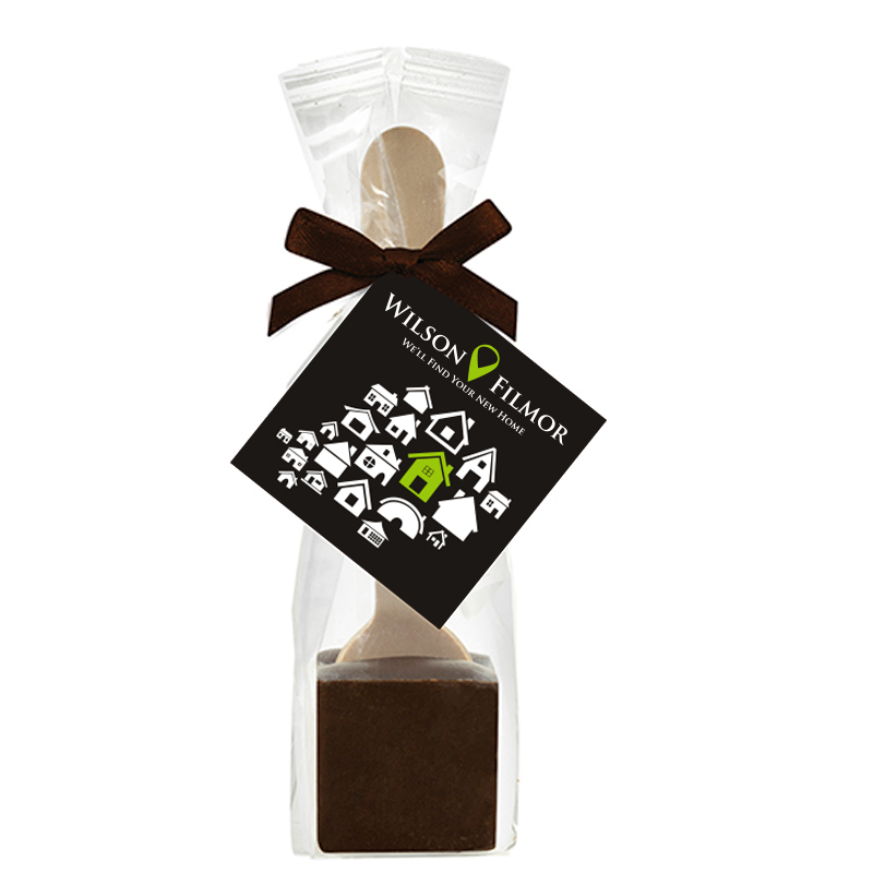 Product Photo 1 Hot Chocolate on a Spoon, Belgian Dark Chocolate