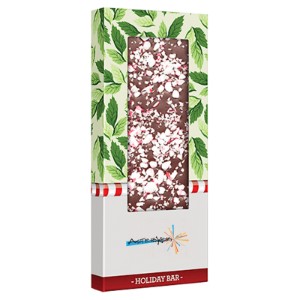 Gourmet Belgian Chocolate Bar with Peppermint, 3oz. - MD8010