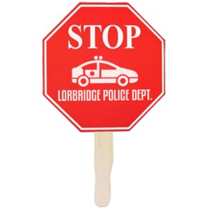 Stop Sign Hand Fan - AK9030