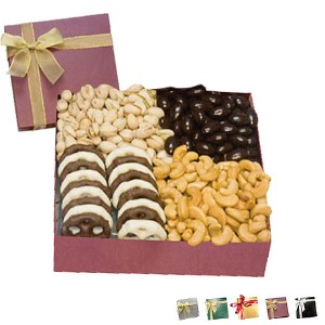 Chairman Gift Box w/ Nuts & Chocolate Covered Treats - ZA3025