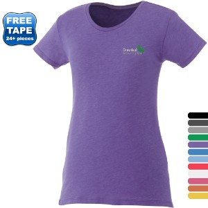 Bodie Ladies' Heather Jersey Knit Tee - TM2891