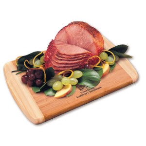 Honey Cured Spiral-Sliced Boneless Ham with Bamboo Cutting Board - MR2010