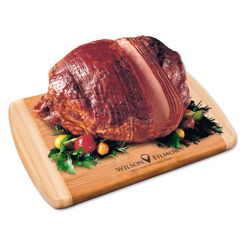 Product Photo 1 Spiral-Sliced Whole Ham with Bamboo Cutting Board
