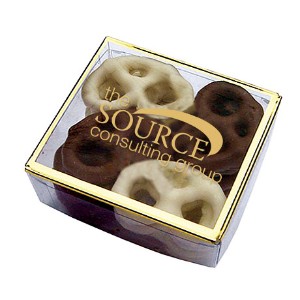 Sweet Dreams Treat Box w/ Mini Chocolate Pretzels - ZA3073