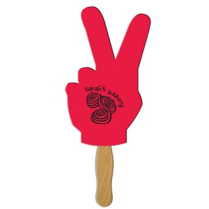 Peace Sign Hand Fan - LC2305