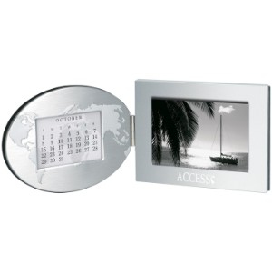 Global Vision Photo Frame & Perpetual Calendar, 4" x 6" - IC1270