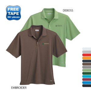 Moreno Men's Double Pique Performance Polo - TM3035